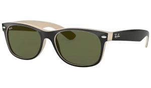 Ray Ban New Wayfarer Top Black on Beige 875