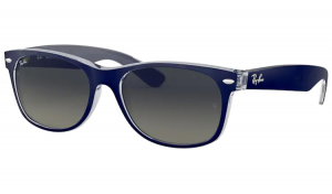 Ray Ban New Wayfarer Top Matte Blue On Transparent 605371
