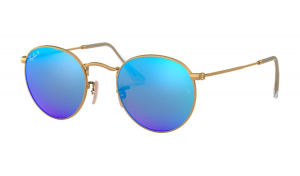 Ray Ban Round Metal Matte Gold 1124L