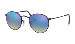 Ray Ban Round Metal Shiny Black 0024O