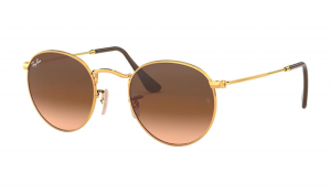 Ray Ban Round Metal Shiny Light Bronze 9001A5