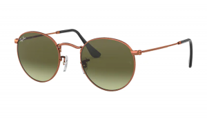 Ray Ban Round Metal Shiny Medium Bronze 9002A6
