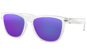 Oakley Frogskins Prescription Sunglasses Polished Clear (Oakley lenses) 9013/H7