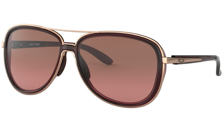 Oakley SPLIT TIME Prescription Sunglasses Crystal Raspberry (Oakley lenses) 4129/02