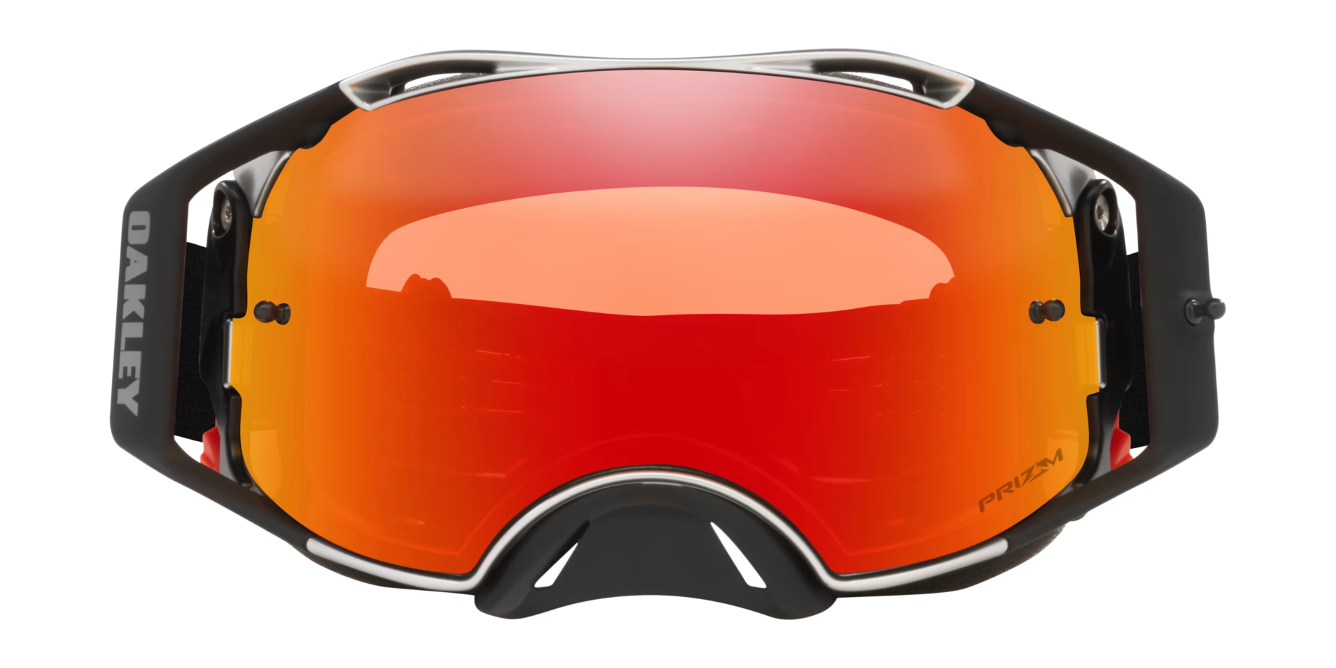 Oakley Airbrake MX Prescription Goggle Black Gunmetal | Prizm MX Torch Iridium 7046B2