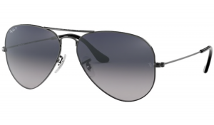 Ray-Ban Aviator 3025 Gunmetal Prescription Sunglasses 004/78