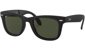 Ray Ban Folding Wayfarer 4105 Matte Black 6015