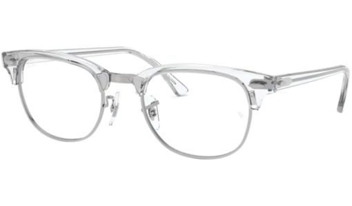 Ray Ban CLUBMASTER 5154 WHITE TRANSPARENT 2001