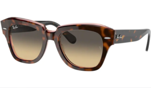 Ray-Ban STATE STREET Havana on Transparent Pink 1324BG