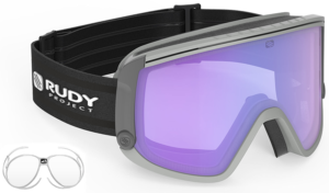 Rudy Project SPINCUT Matte Light Grey ImpactX Photo 2 Laser Purple DL MK217504