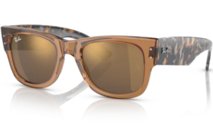 Ray-Ban MEGA WAYFARER Transparent Brown 663693