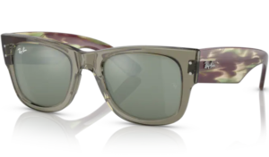 Ray-Ban MEGA WAYFARER Transparent Green 66355C