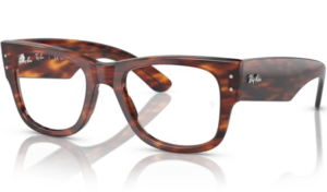 Ray-Ban MEGA WAYFARER Striped Havana 2144