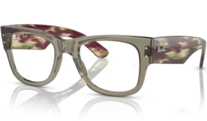Ray-Ban MEGA WAYFARER Transparent Green 8297