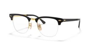 Ray-Ban CLUBMASTER METAL 3716VM Black on Gold Prescription Glasses 2890