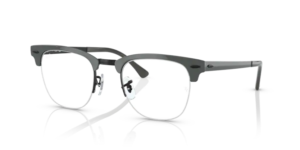 Ray-Ban CLUBMASTER METAL 3716VM Grey on Black Prescription Glasses 3150