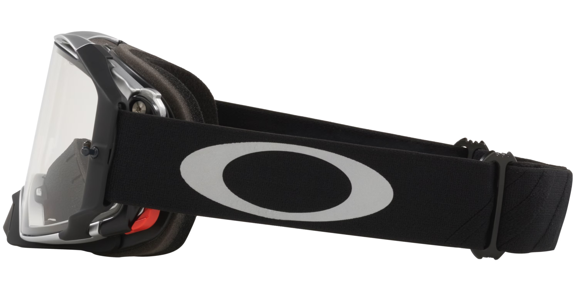 Oakley Airbrake MX Prescription Goggle Tuff Blocks Black Gunmetal | Clear 7046B0