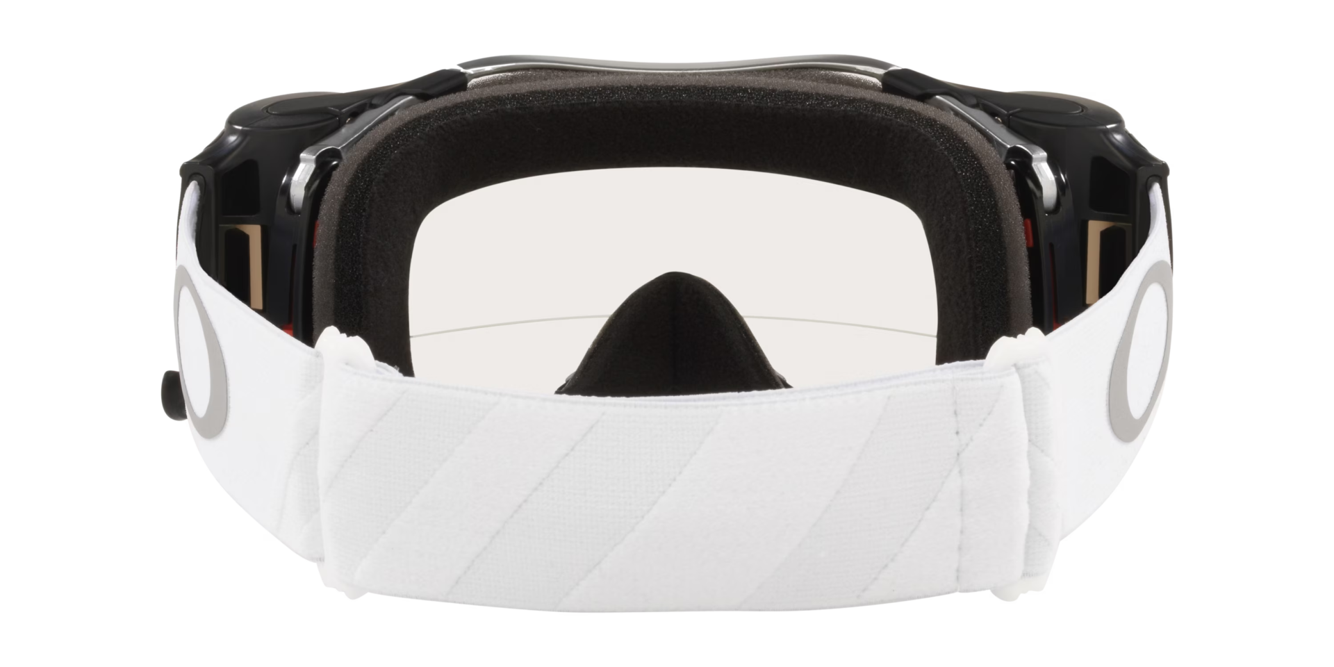Oakley Airbrake MX Prescription Goggle Tuff Blocks White | Clear 7046C5