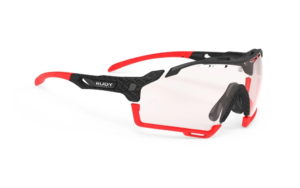 Rudy Project Cutline Optical Insert Prescription Shield - Carbonium / ImpactX Photochromic 2 Red Lens SP637419