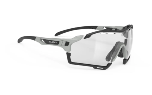 Rudy Project Cutline Optical Insert Prescription Shield - Matte Grey / ImpactX Photochromic 2 Laser Black Lens SP637897