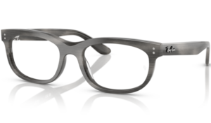 Ray-Ban Balorette 5489 Striped Grey Prescription Glasses 8400